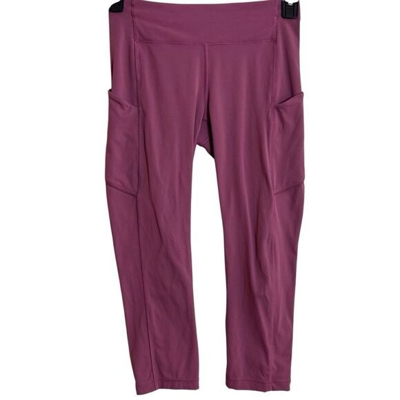 Lululemon Lululemon Speed Up Crop *21" Cropped Leggings Tights Size 6 Ruby Wine - Picture 5 of 14